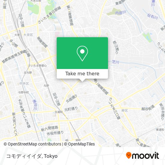コモディイイダ map