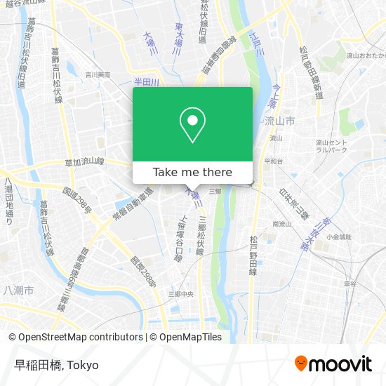 早稲田橋 map