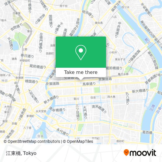 江東橋 map