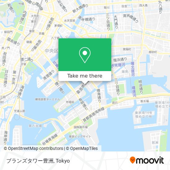 ブランズタワー豊洲 map