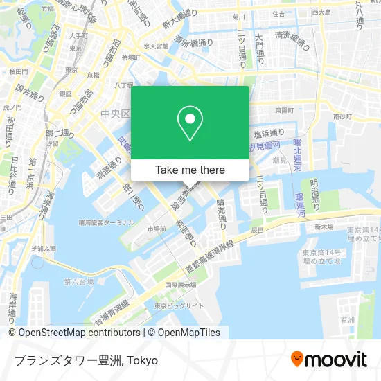 ブランズタワー豊洲 map