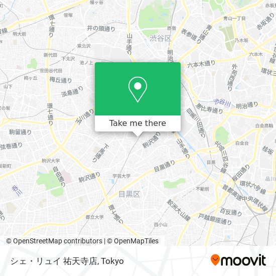 シェ・リュイ 祐天寺店 map