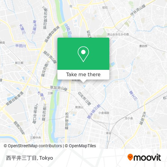 西平井三丁目 map