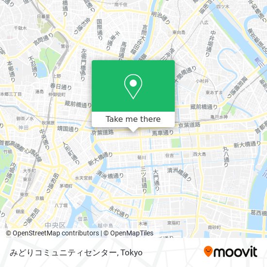 みどりコミュニティセンター map