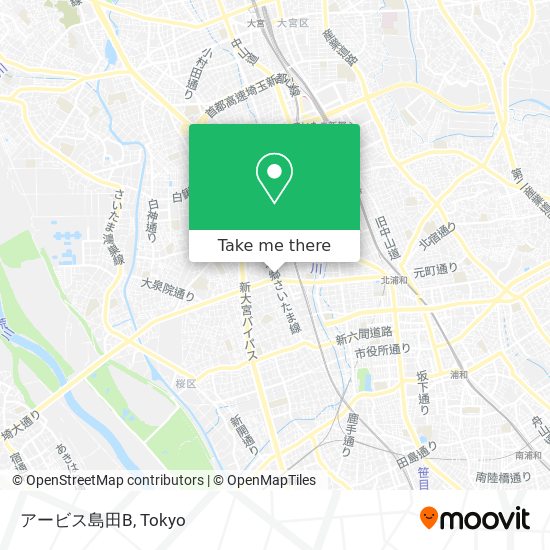 アービス島田B map