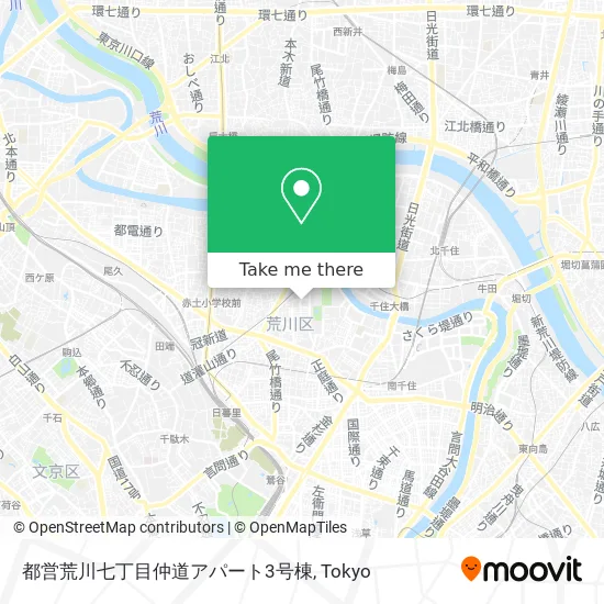 都営荒川七丁目仲道アパート3号棟 map