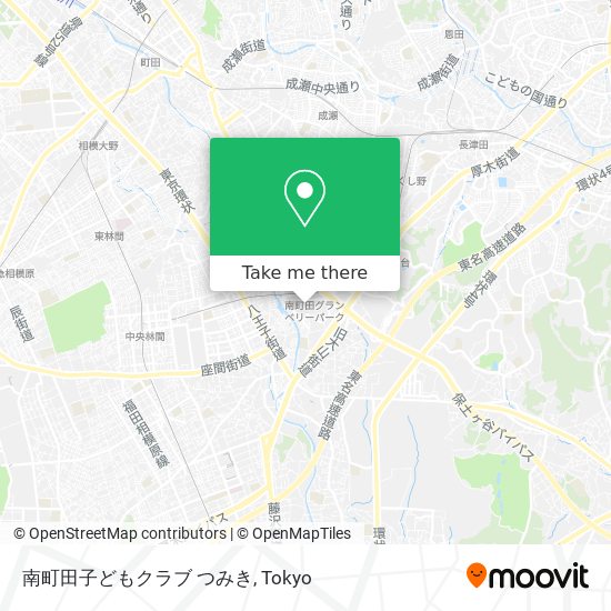 南町田子どもクラブ つみき map