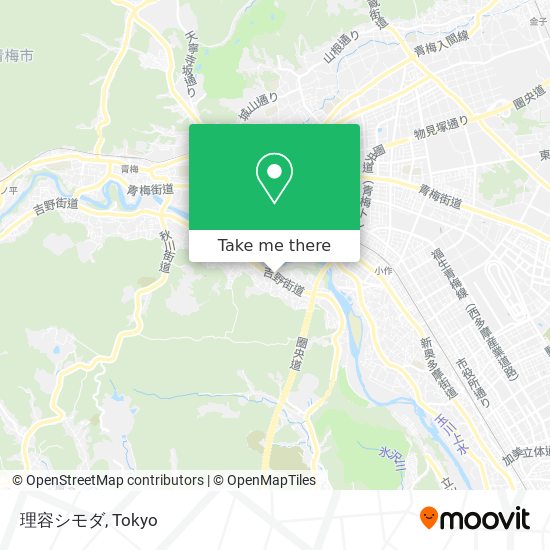 理容シモダ map