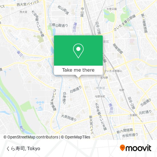 くら寿司 map