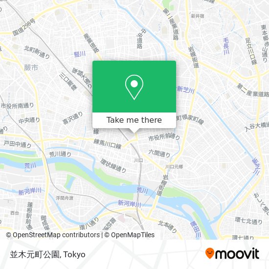 並木元町公園 map