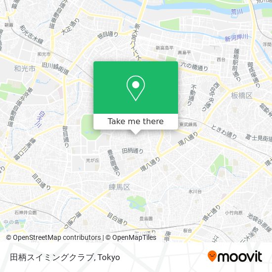 田柄スイミングクラブ map