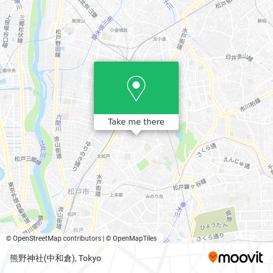 熊野神社(中和倉) map