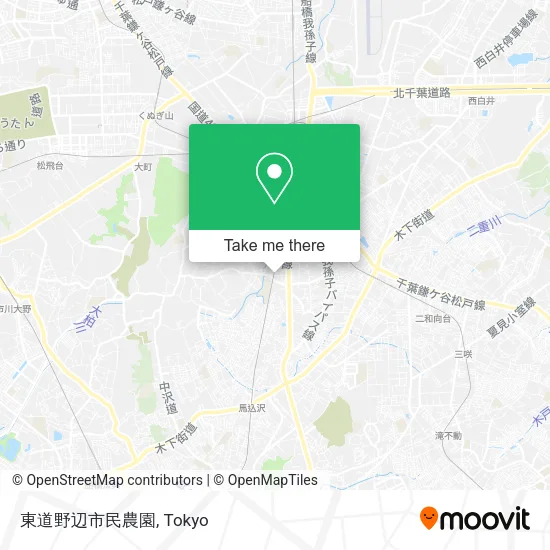 東道野辺市民農園 map