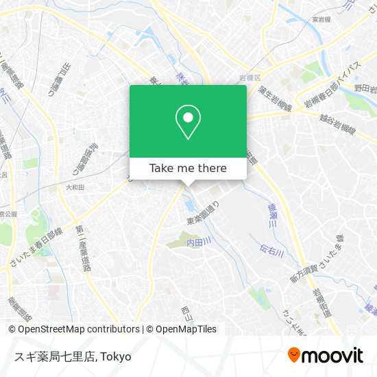 スギ薬局七里店 map