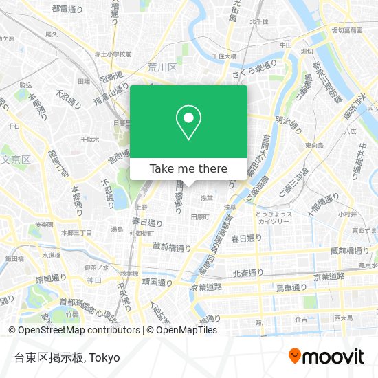 台東区掲示板 map