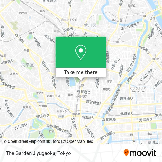 The Garden Jiyugaoka map