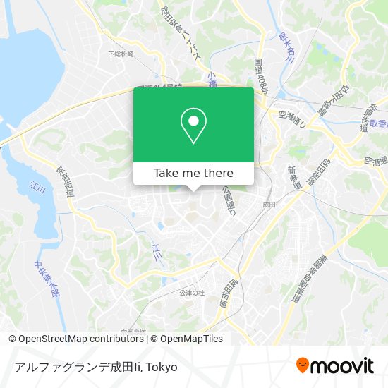 アルファグランデ成田Ii map