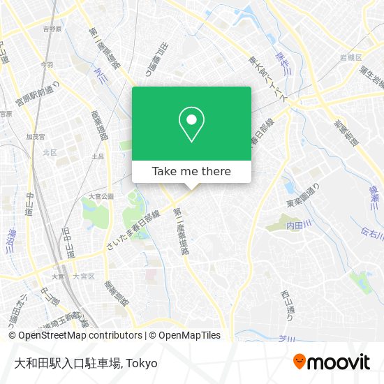 大和田駅入口駐車場 map