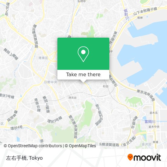 左右手橋 map