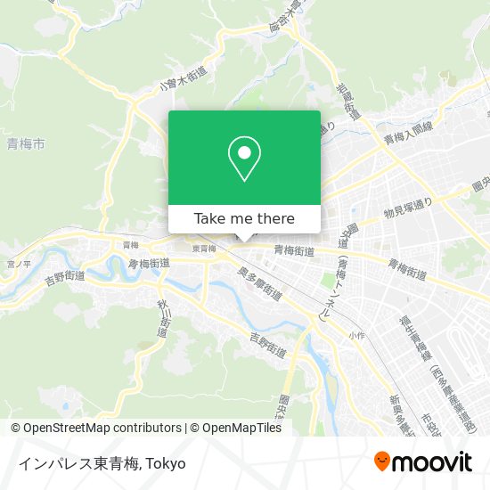 インパレス東青梅 map