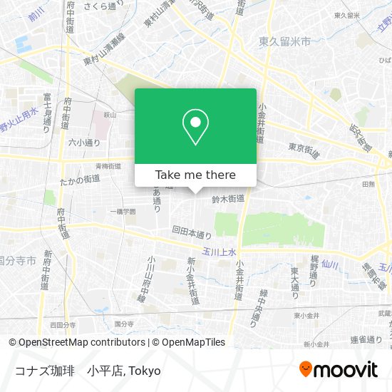 コナズ珈琲　小平店 map