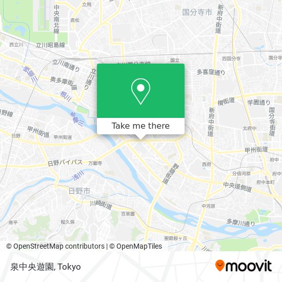 泉中央遊園 map