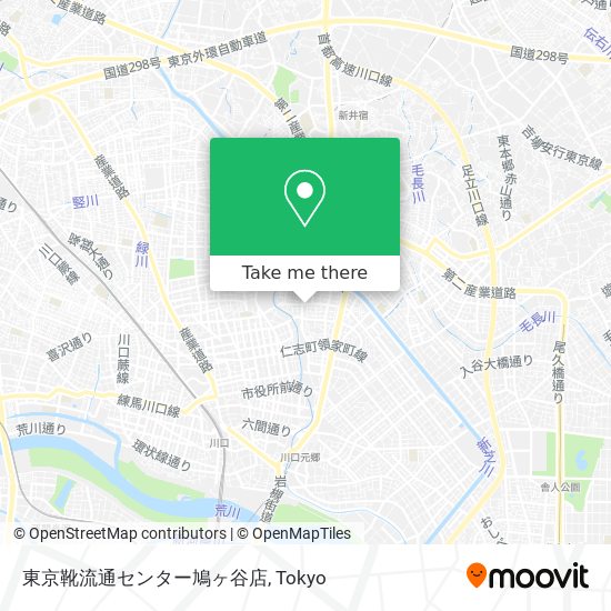 東京靴流通センター鳩ヶ谷店 map