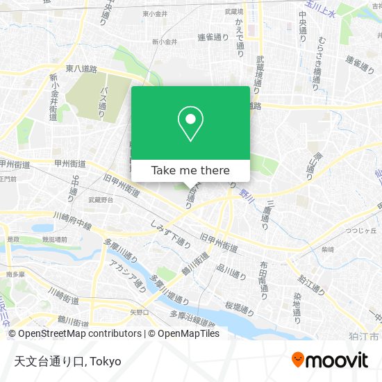 天文台通り口 map
