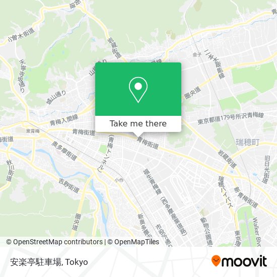 安楽亭駐車場 map