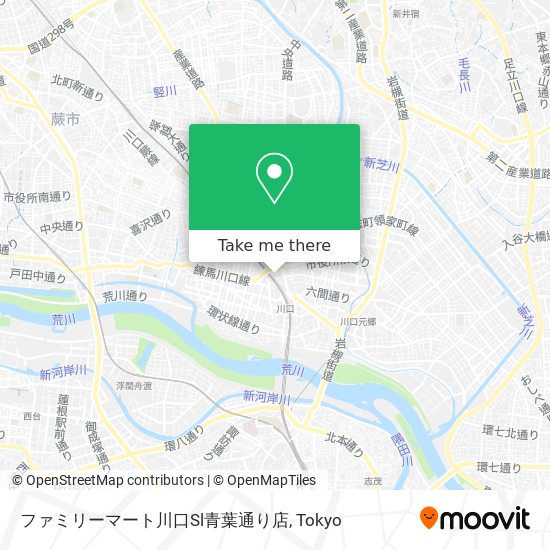 ファミリーマート川口Sl青葉通り店 map