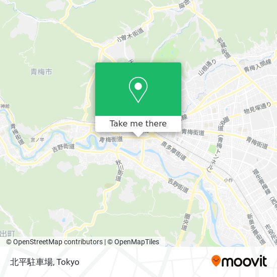 北平駐車場 map