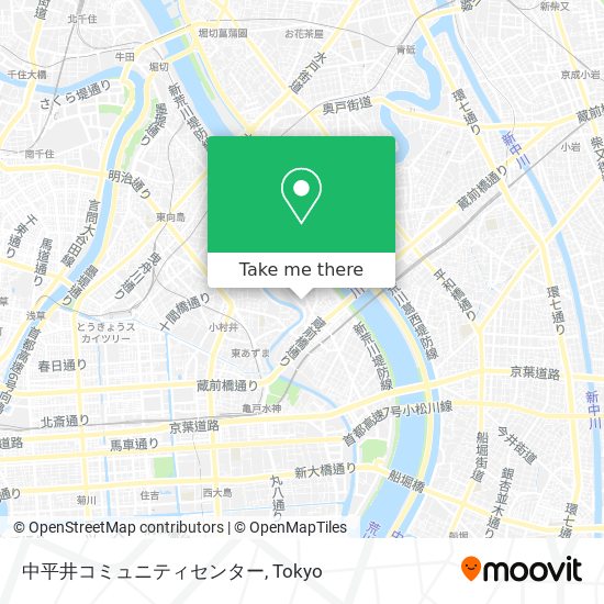 中平井コミュニティセンター map