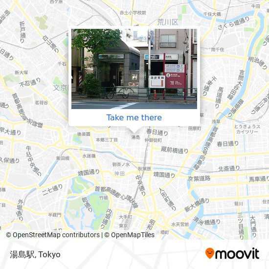 湯島駅 map