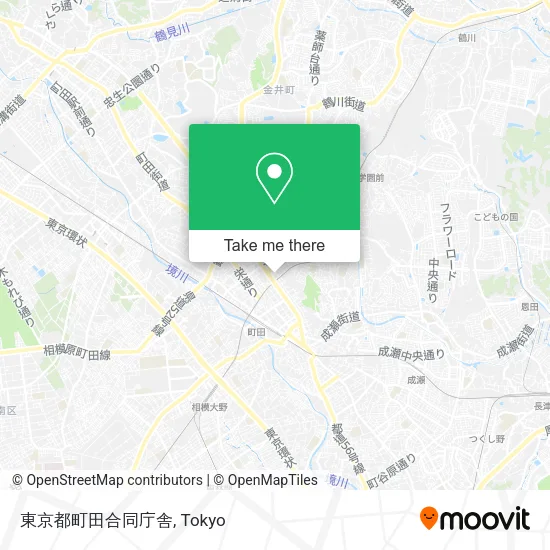 東京都町田合同庁舎 map