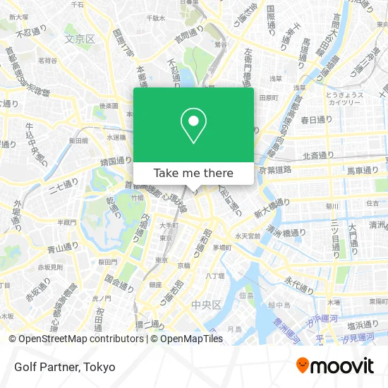 Golf Partner map