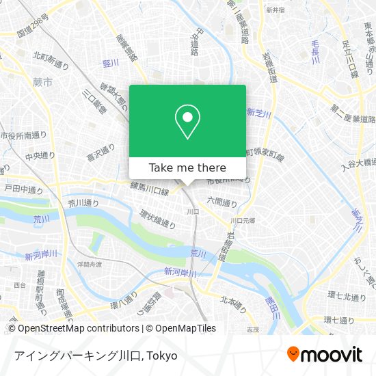 アイングパーキング川口 map