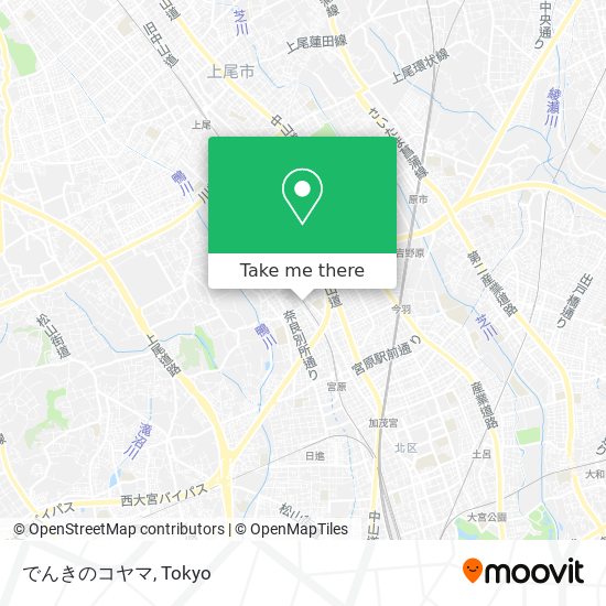 でんきのコヤマ map