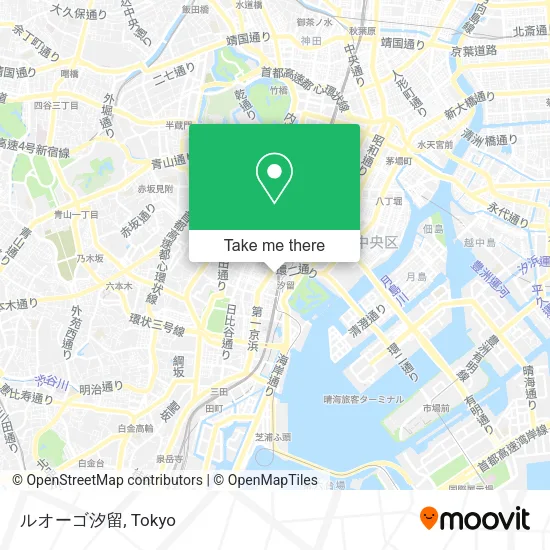 ルオーゴ汐留 map
