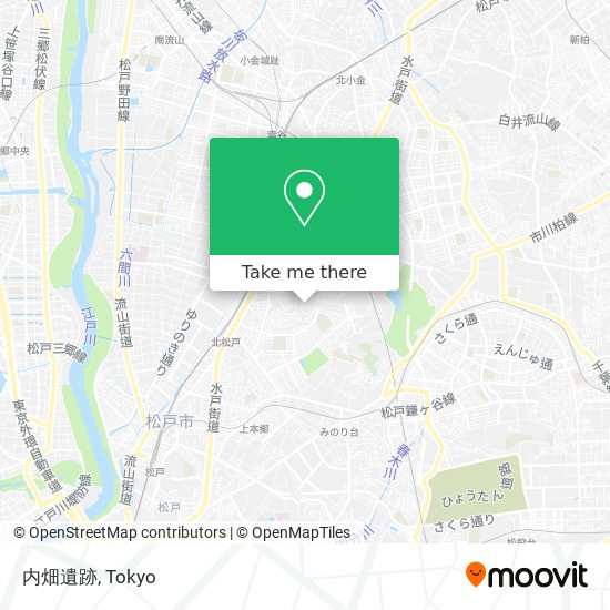 内畑遺跡 map