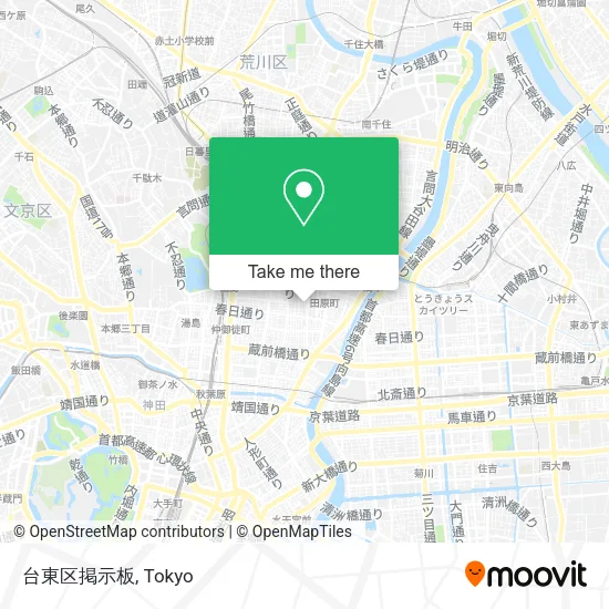 台東区掲示板 map