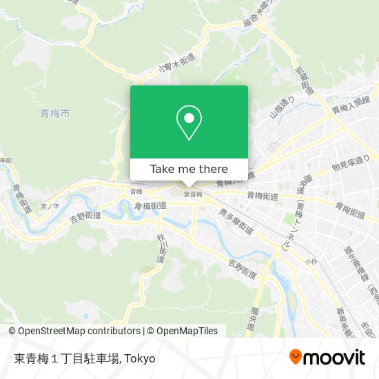 東青梅１丁目駐車場 map