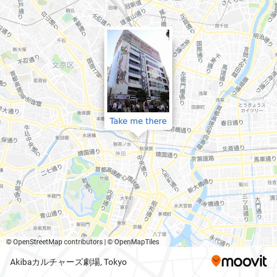 Akibaカルチャーズ劇場 map