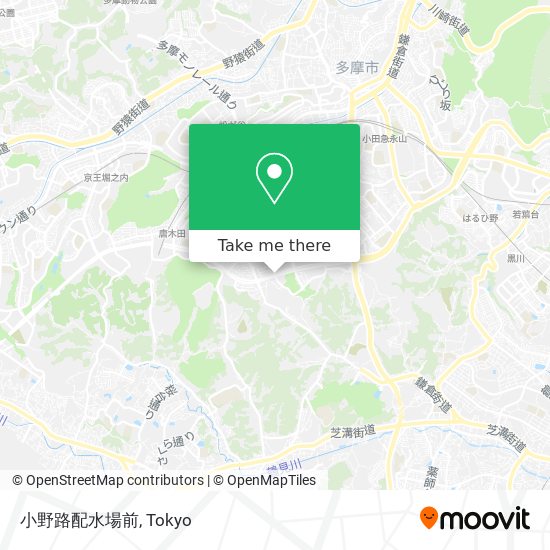 小野路配水場前 map