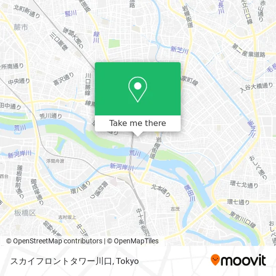 スカイフロントタワー川口 map