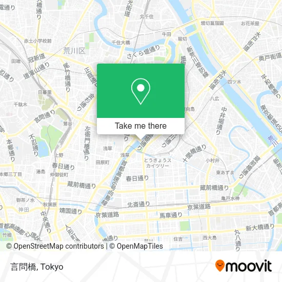 言問橋 map