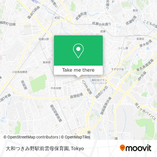 大和つきみ野駅前雲母保育園 map