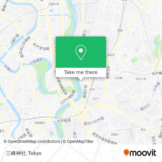三峰神社 map