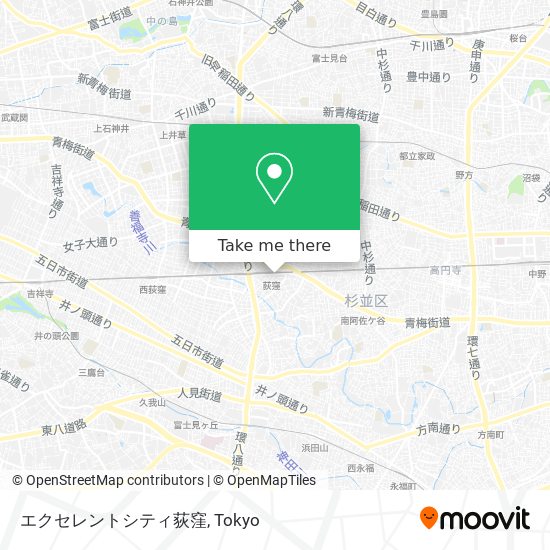 エクセレントシティ荻窪 map