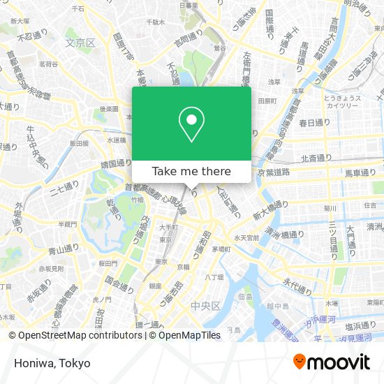 Honiwa map