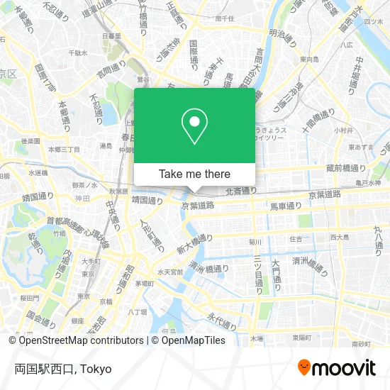 両国駅西口 map